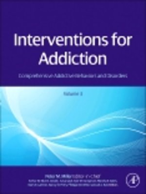 cover image of Comprehensive Addictive Behaviors and Disorders, Volume 3